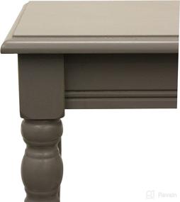 img 1 attached to 🪑 Gray Eased Edge Décor Therapy Side Table (FR1862), 24 in x 19.5 in x 15.75 in (H x D x W)