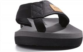 img 1 attached to Stay Comfortable And Stylish This Summer With FITORY Men'S Flip-Flops And Thongs