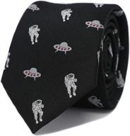 mendepot rocket pattern necktie spaceship логотип