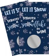 get into the festive spirit with 30 player winter wonderland scratch off cards - the perfect icebreaker for your holiday party! logo