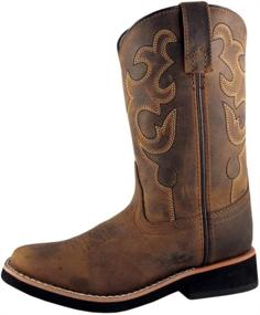 img 2 attached to 👞 Pueblo Leather Crazy Horse Boys' Shoes - Premium Selection at Boots