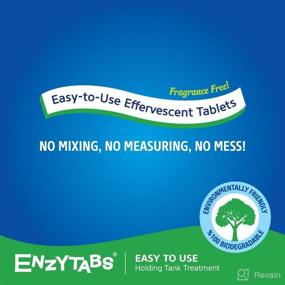 img 2 attached to Enzytabs Holding Tank Treatment: Powerful Odor Reduction 🚽 & Solid Liquefaction, 12 Tablets for RVs, Boats, Camping