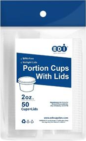 img 4 attached to EDI Plastic Disposable Portion Souffle Household Supplies : Paper & Plastic