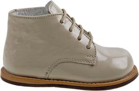 img 3 attached to 👞 Josmo Patent Ostrich Walking Shoes: Fashionable Boys' Boots for Style and Comfort