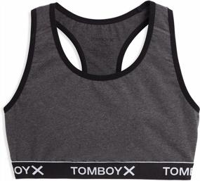 img 4 attached to TomboyX Racerback Bra: Cotton Comfort Bralette For Women, Wireless No-Padding Low-Impact (3XS - 6X)