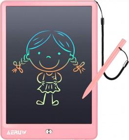 img 4 attached to 🎁 10 Inch LCD Writing Tablet ERUW - Electronic Graphics Drawing Pad, eWriter Board for Digital Handwriting, Doodle Pad Girls Boys Toys - Perfect Christmas Birthday Gift for Ages 3+