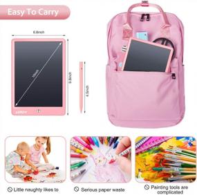 img 1 attached to 🎁 10 Inch LCD Writing Tablet ERUW - Electronic Graphics Drawing Pad, eWriter Board for Digital Handwriting, Doodle Pad Girls Boys Toys - Perfect Christmas Birthday Gift for Ages 3+
