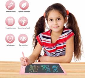 img 3 attached to 🎁 10 Inch LCD Writing Tablet ERUW - Electronic Graphics Drawing Pad, eWriter Board for Digital Handwriting, Doodle Pad Girls Boys Toys - Perfect Christmas Birthday Gift for Ages 3+