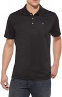 ariat mens polo black medium logo