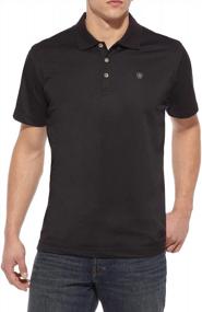 img 1 attached to Ariat Mens Polo Black Medium