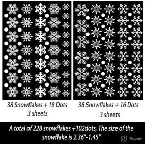 img 3 attached to 330 шт. Рождественские украшения для окон в виде снежинок