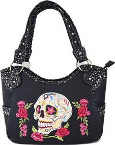 img 3 attached to Flower Concealed Handbag Shoulder Wallet Women's Handbags & Wallets ~ Shoulder Bags