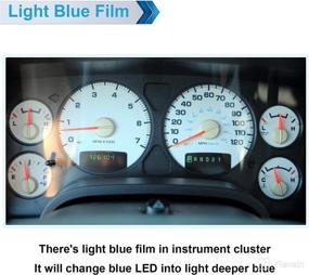 img 2 attached to 🚗 MbuyDIY Blue LED Instrument Gauge Cluster Panel Speedometer Lights Bulbs Compatible with 2002-2006 Ram 1500 2500 3500 Pickup Truck