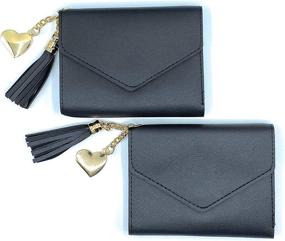 img 4 attached to Wallet Leather Pendant Checkbook Organizer Women's Handbags & Wallets : Wallets