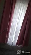 img 1 attached to Anjee Blackout Kitchen Curtains For Kids Bedroom 45 Inches Length Grey Solid Plain Window Blackout Curtains Thermal Insulated Drapes 2 Panels Gray Rod Pocket Drapery, Space Grey 38X45 Inches review by Victor Ahmed