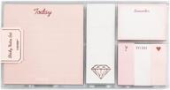 keep your notes glamorous with multibey's rose gold sticky note set logo