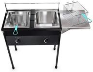 bioexcel outdoor propane deep fryer w/ 2 baskets & regulating nobs - perfect for tacos! logo