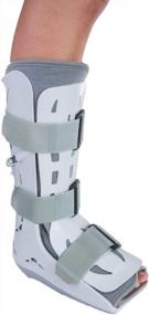 img 3 attached to Foam Pneumatic Walker Brace/Walking Boot By Aircast FP