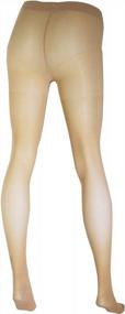 img 1 attached to Maternity Pantyhose With 20-30MmHg Compression, Tummy Support And 20 Denier Sheer Fabric By Truform