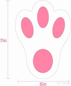 img 2 attached to Easter Bunny Footprint Decal Decoration