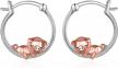 cute animal-inspired hoop earrings for women: perfect gifts for your lovely daughter! logo