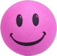 cheerful happy smiley face car antenna 😊 topper & mirror dangler/cute dashboard accessory (vibrant hot pink) logo