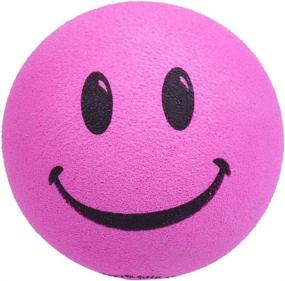 img 4 attached to Cheerful Happy Smiley Face Car Antenna 😊 Topper & Mirror Dangler/Cute Dashboard Accessory (Vibrant Hot Pink)