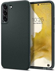 img 4 attached to 2022 Spigen Liquid Air Armor Galaxy S22 Case - Abyss Green