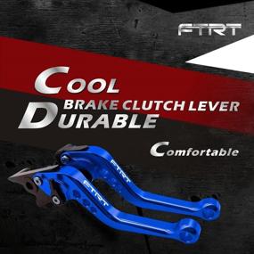 img 2 attached to 🔷 FTRT Short Brake Clutch Levers for YZF R3, YZF-R25, MT-03/MT-25 - 2013-2021, in Blue