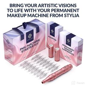 img 3 attached to 🎨 The Ultimate Stylia Permanent Makeup Machine Set: Unleash Your Artistic Potential!