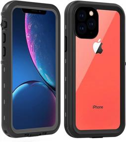 img 4 attached to IP68 Certified Waterproof IPhone 11 Pro Case With Built-In Screen Protector, YOGRE Shockproof Dustproof Snowproof Protective Cover For 5.8 Inch Apple IPhone 11 Pro - Black