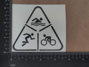 img 1 attached to Triathlon Decals Pack Cycle Heartbeat