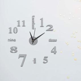 img 2 attached to Get Creative With HelloCreate DIY 3D Wall Clock- Perfect For Modern Living Spaces And Kid'S Rooms!