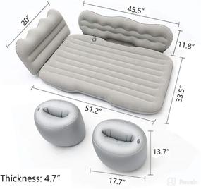 img 3 attached to KattWett Mattress Надувное спальное место на заднем сиденье