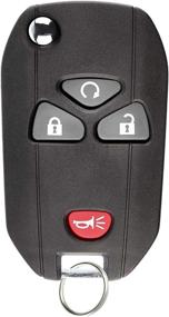 img 4 attached to 🔑 Convenient Keyless Entry Flip Key Remote for Car - 15913421 Ignition Key by KeylessOption