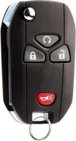 img 3 attached to 🔑 Convenient Keyless Entry Flip Key Remote for Car - 15913421 Ignition Key by KeylessOption