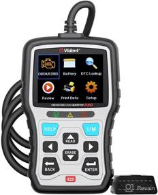 img 4 attached to 🚗 OBD2 Car Scanner Code Reader Tool by VIDENT – Engine Fault Code Diagnostic Scan, CAN Scan Tool for OBDII Vehicles After 1996 US, Read Erase Error Codes, Battery Voltage Test (12V)