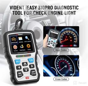 img 2 attached to 🚗 OBD2 Car Scanner Code Reader Tool by VIDENT – Engine Fault Code Diagnostic Scan, CAN Scan Tool for OBDII Vehicles After 1996 US, Read Erase Error Codes, Battery Voltage Test (12V)