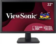 maximize clarity and refresh rate with viewsonic 🖥️ va2252sm monitor displayport inputs - 1920x1080p, 75hz, anti glare, lcd логотип