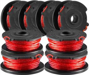 img 4 attached to 8-Pack SnapFresh Trimmer Line Replacement Spools, 13 Ft 0.065” Weed Wracker BBT-ZE20ST