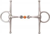 korsteel copper ball link full cheek snaffle bit for horse riding logo