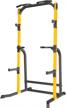 800lbs weight capacity zenova power rack squat rack fitness pull up bar station with j-hooks and dip bar logo