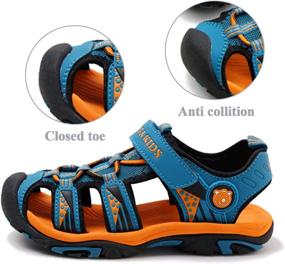 img 2 attached to SAGUARO Outdoor Closed Toe Breathable Athletic Boys' Shoes : Outdoor