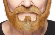 transform your look with mustaches self-adhesive fake beard - perfect for costumes and dress-up for adults! logo