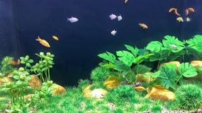 img 3 attached to 🌿 BEGONDIS Artificial Green Water Plants Flower Set - Pack of 18, Fish Tank Aquarium Decorations, Soft Plastic Material