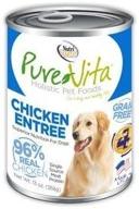 🐶 optimized purevita grain-free chicken & chicken liver canned dog food - 12/13oz logo