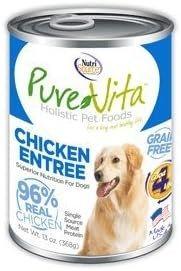 img 1 attached to 🐶 Optimized PureVita Grain-Free Chicken & Chicken Liver Canned Dog Food - 12/13oz