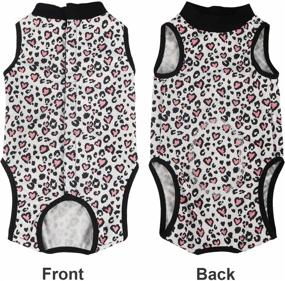 img 2 attached to 🐱 Due Felice Cat Recovery Suit: Small Dog Surgical Onesie for Post Surgery Comfort - Innovative E-Collar Alternative