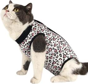 img 3 attached to 🐱 Due Felice Cat Recovery Suit: Small Dog Surgical Onesie for Post Surgery Comfort - Innovative E-Collar Alternative