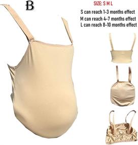 img 2 attached to 🤰 Pregnancy Bodysuit Costumes with BIMEI Jewelry: Enhancing Style for Pregnant Women